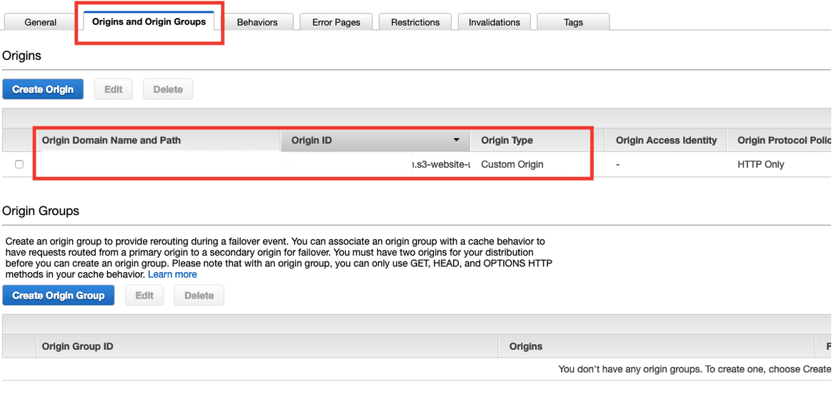 Paso 12 - Comprobar que los orígenes están bien configurados