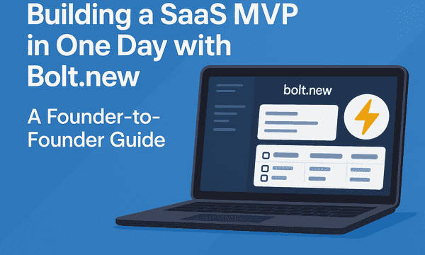 Building a SaaS with Bolt.new