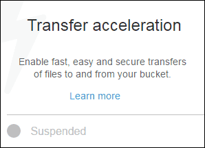 Transfer acceleration